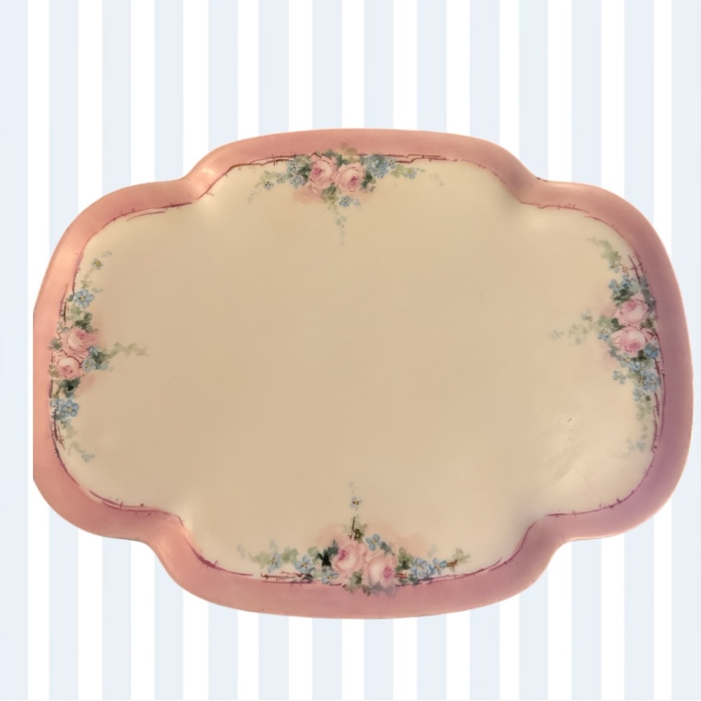 Antique Dresser Tray Moritz Zdekauer Austrian Victorian 1884-1909 12 x 9”